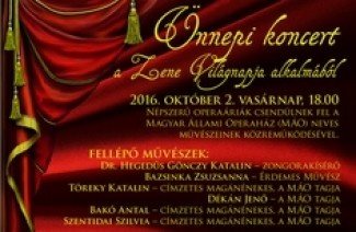 Ünnepi koncert a Zene világnapja alkalmából